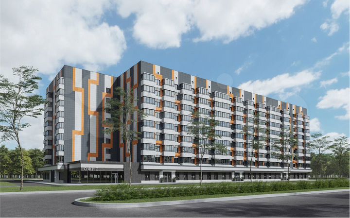 Квартира-студия, 27,4 м², 11/19 эт.