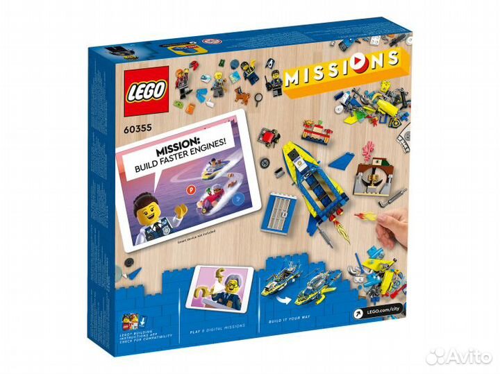 Lego City 60355 Детективные миссии водной полиции