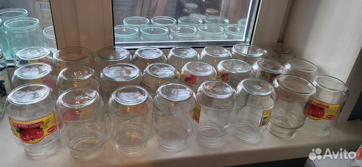 Стеклянные банки 0.5 л и меньше