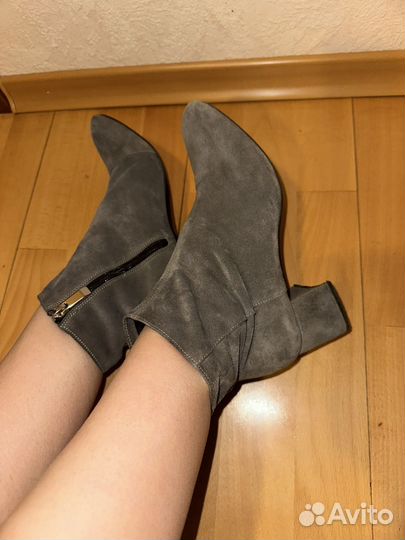 Ботинки Zara натуральная кожа 39