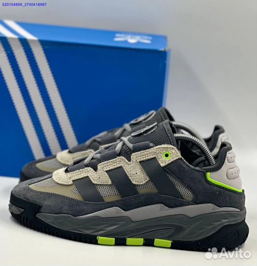 Кроссовки Adidas Niteball Grey (Арт.18153)