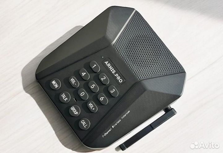 Настольная портативная рация на радиочастотах