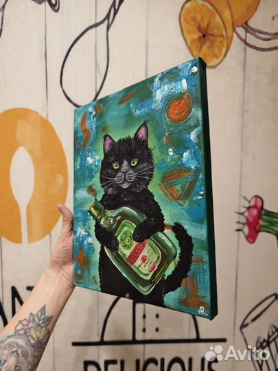 Картина кот 