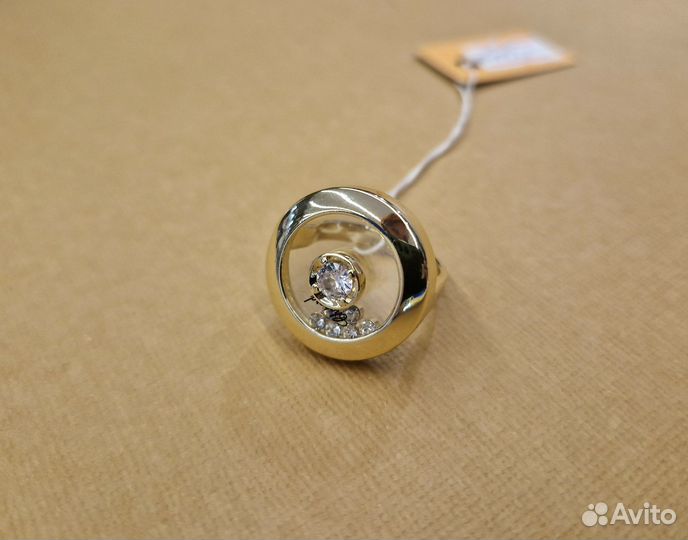 Кольцо в стиле chopard р. 16