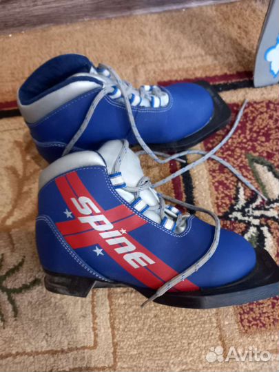 Лыжи беговые детские 120 с ботинками