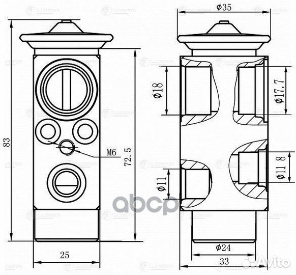 Ltrv 1550 клапан расширительный кондиционера M