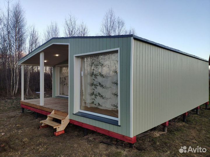 Готовая баня под ключ скандинавия