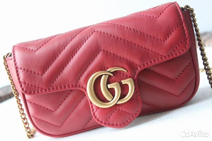 Сумка женская gucci натуральная кожа