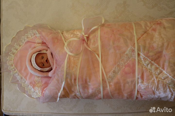 Конверт на выписку девочки