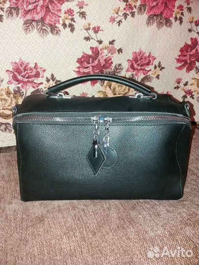 Сумка через плечо торба женская чёрная