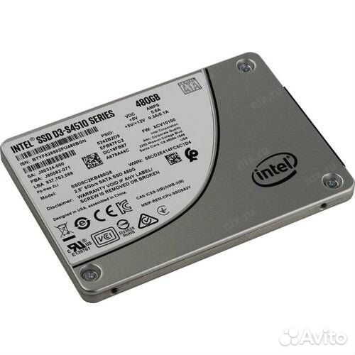 Твердотельный накопитель Intel 480 Gb DC D3-S4510