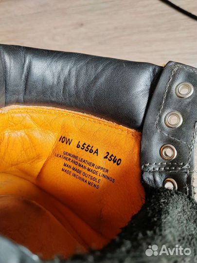 Ботинки кожаные