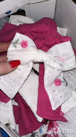 Бантики для волос ручной работы