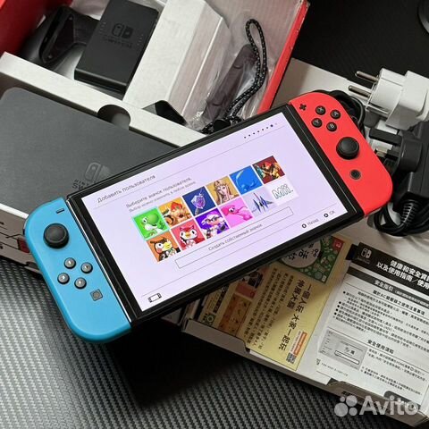 Nintendo switch oled (как новая)