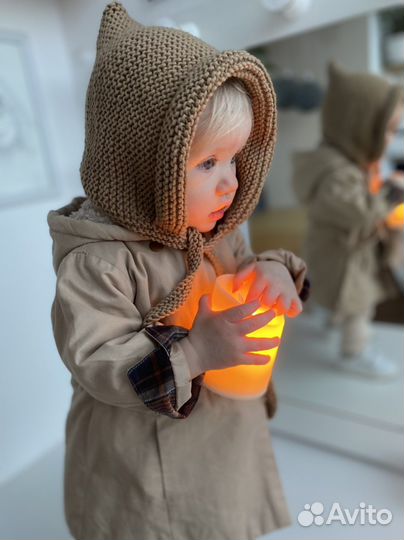 Шапочка бонетка/эльф для девочки/мальчика