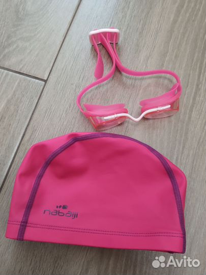 Новая шапочка и очки детские