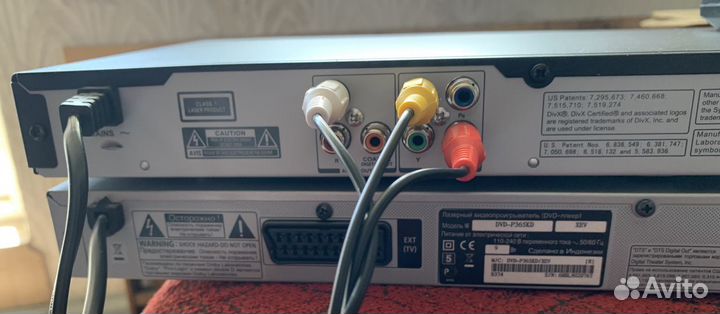 DVD плеер Samsung DVD-P365KD, DVD-P365 и Toshiba