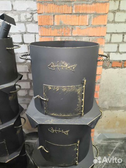 Печь дровяная под казан