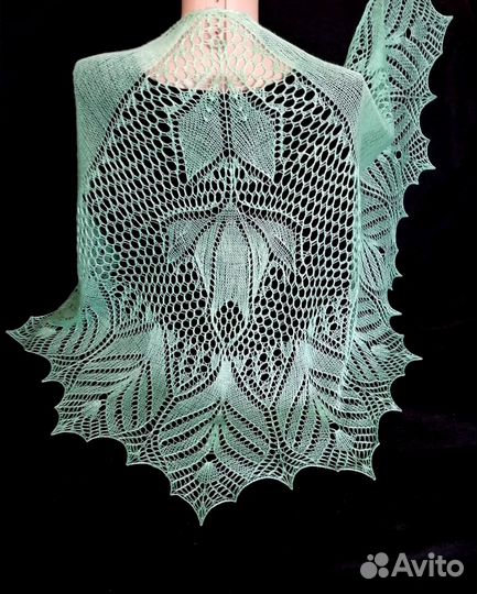 Шаль ажурная