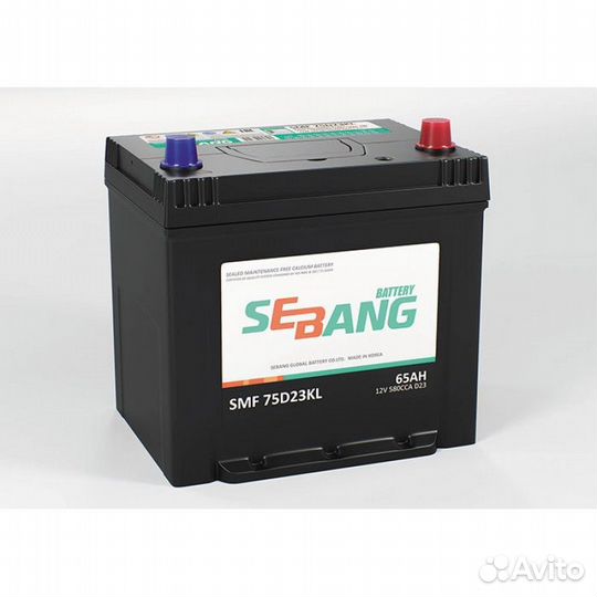 Аккумулятор Sebang азия 65ah
