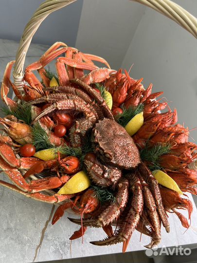 Мужские съедобные букеты, букеты из раков