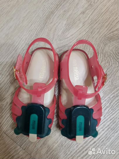 Красивые босоножки, бренда Mini Melissa, 18/19