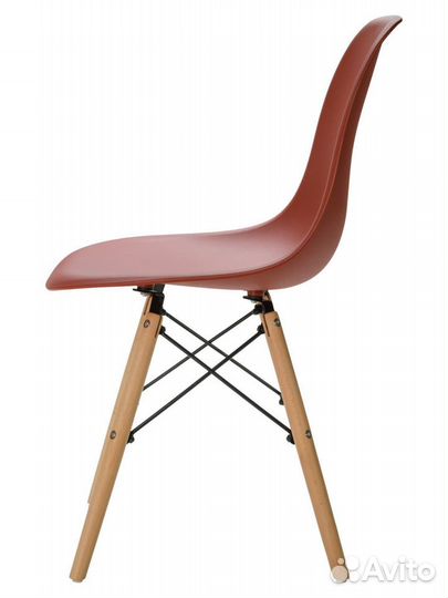 Стул в стиле eames DSW,кирпичный, 1 шт