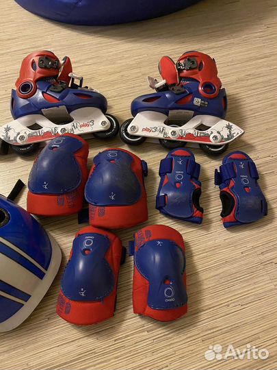 Детские ролики и защита (26-28р)
