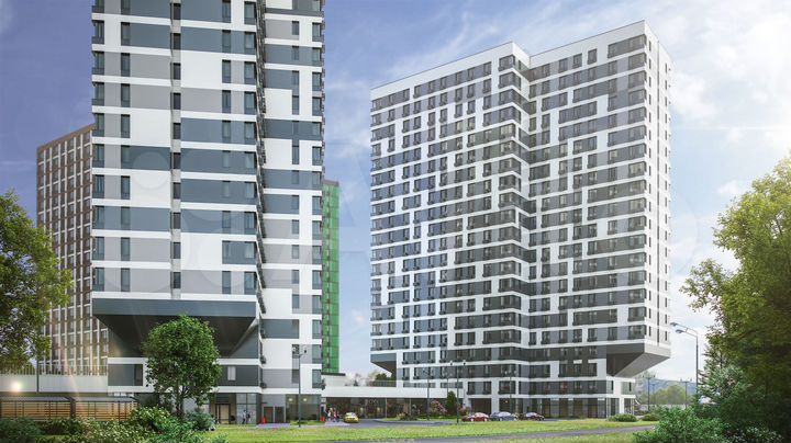 Апартаменты-студия, 21,3 м², 19/21 эт.