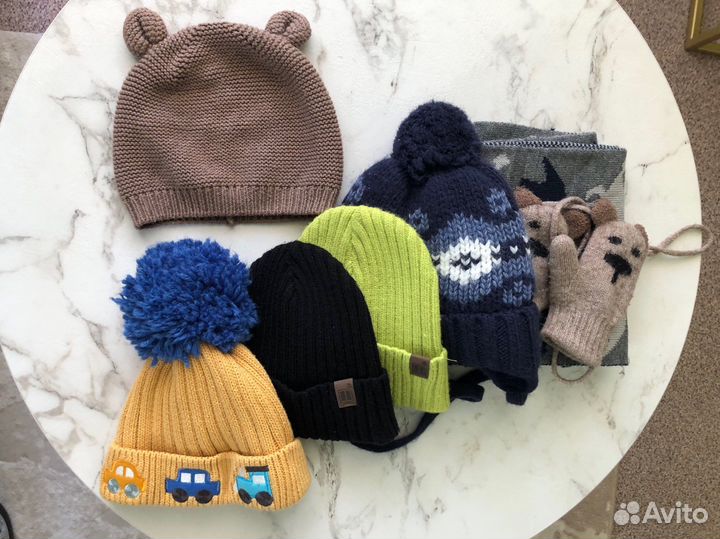 Шапки Next, h&m