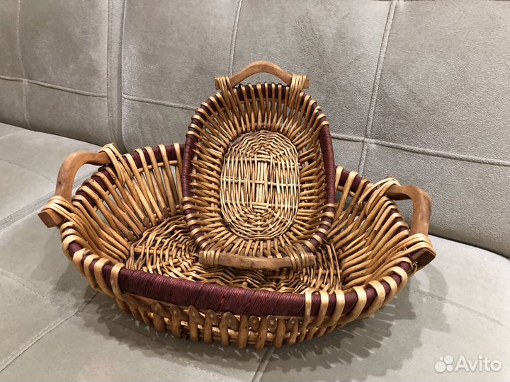 Корзины плетеные из лозы