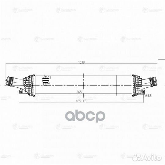 Онв (радиатор интеркулера) для а/м Audi A4