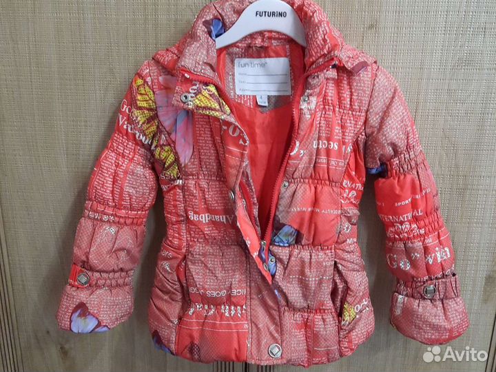 Куртка демисезонная рост 116