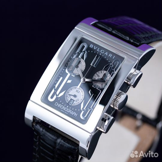 Оригинал Bvlgari Rettangolo Chronograph