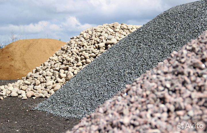 Нерудные материалы песок щебень