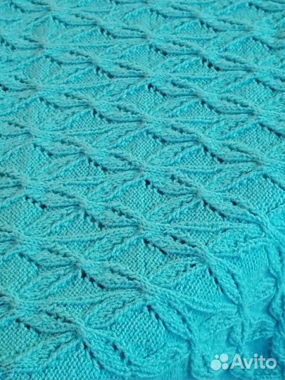 Детский плед вязаный