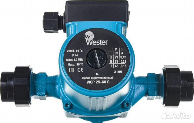 Насос циркуляционный wester WCP 25-60G (С гайками) купить в ...