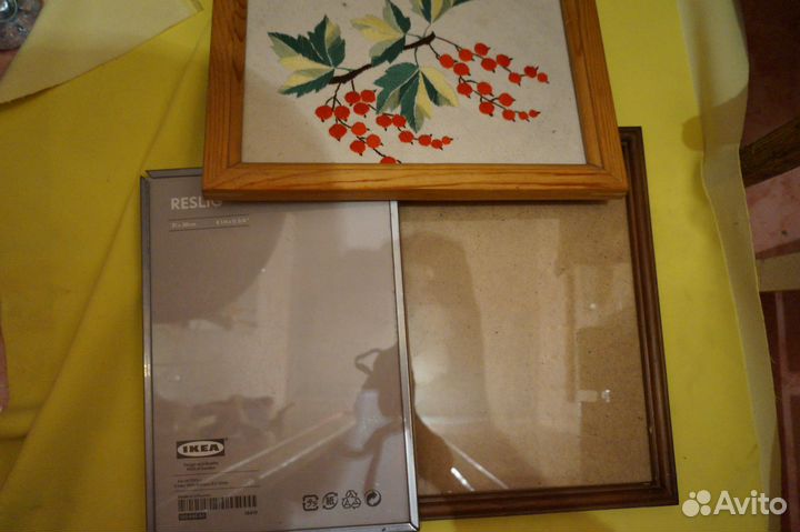 Фоторамки. Три штуки (цена за всё )