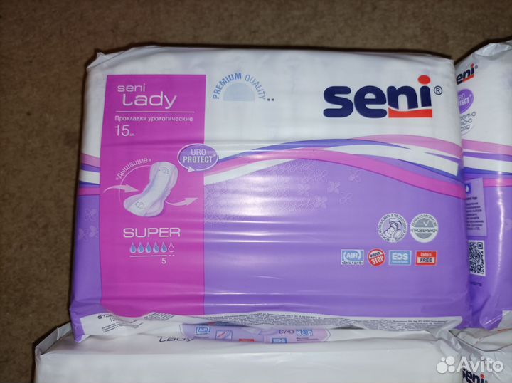 Прокладки урологические seni lady 6