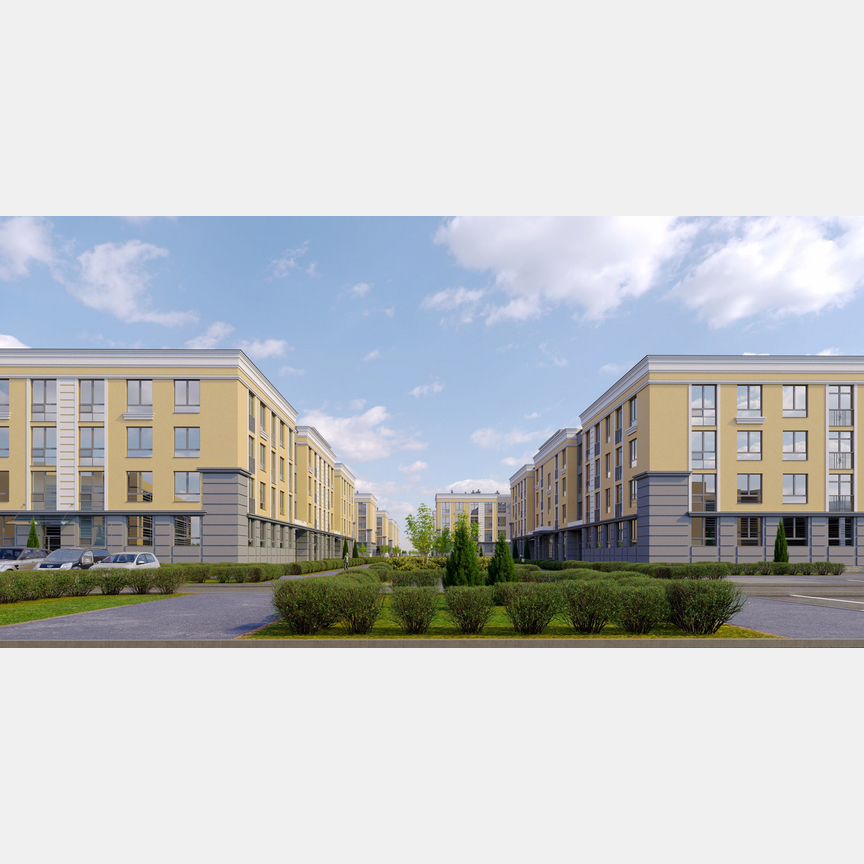 2-к. квартира, 60,4 м², 3/4 эт.