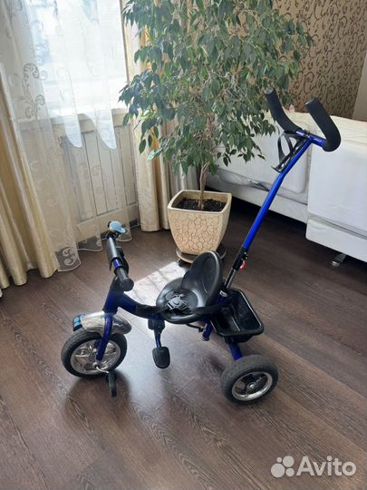 Детский велосипед с родительской ручкой