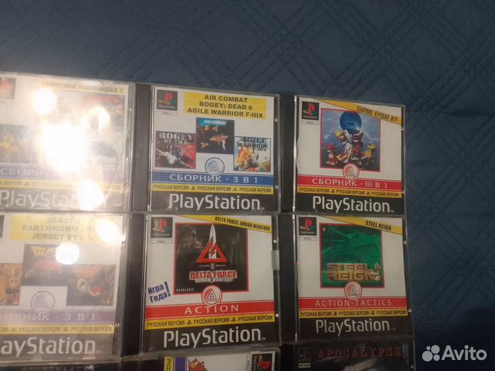 Диски, игры для Play Station