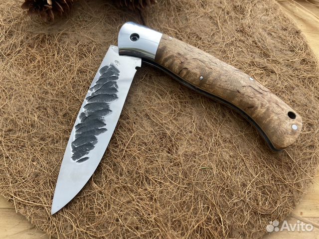 Якутский складной нож сталь х12мф