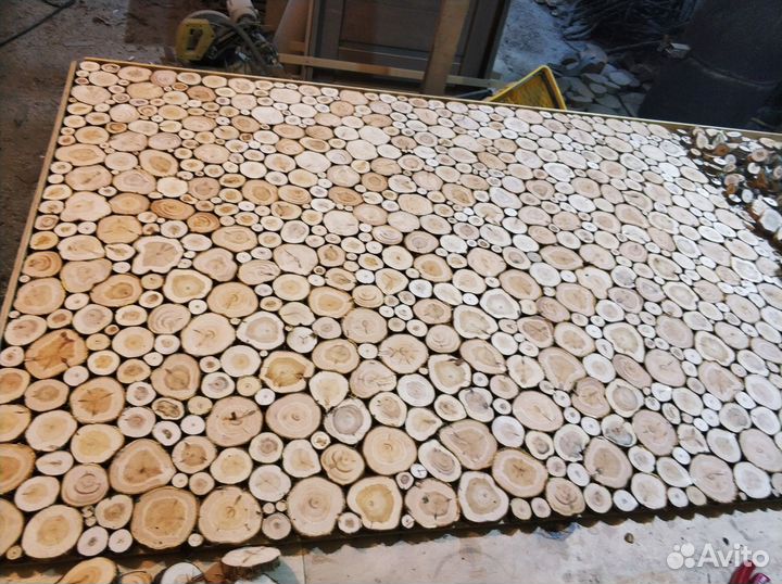 Панно из можжевельника для бани