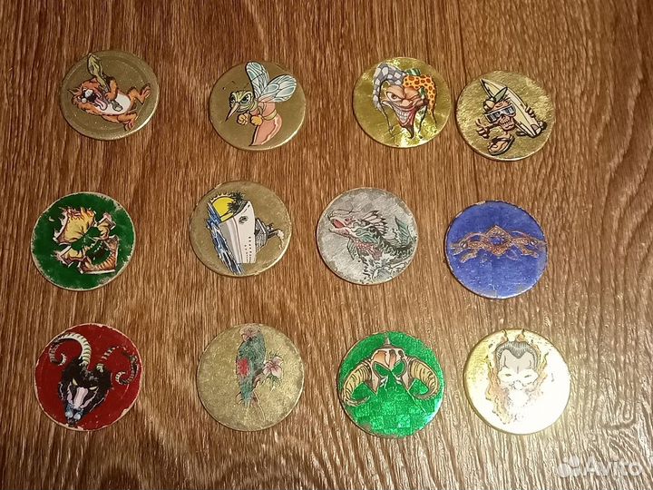 Фишки разные mad caps.бетман, power rangers