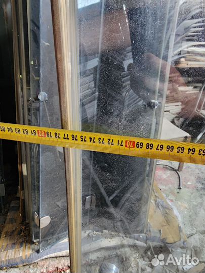 Стеклянные ограждения для душа с поддоном бу