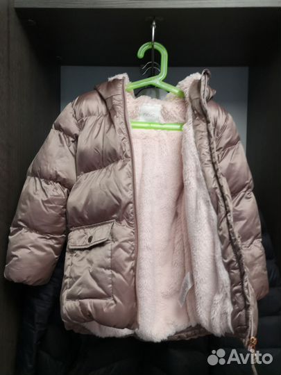 Куртка для девочки 116 next бежевая