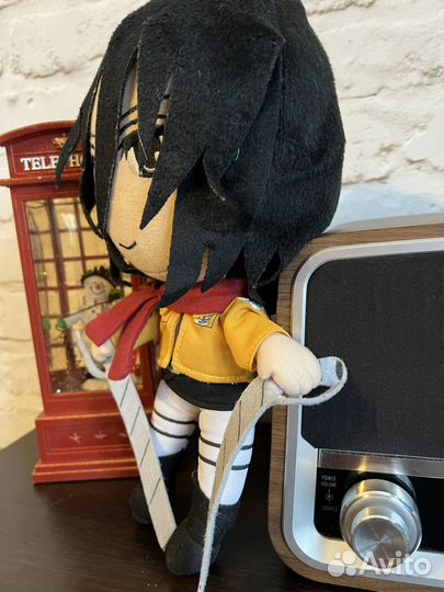 Аниме фигурка плюшевая Микаса