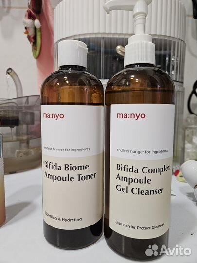 Manyo bifida biom ampoule toner тонер + гель