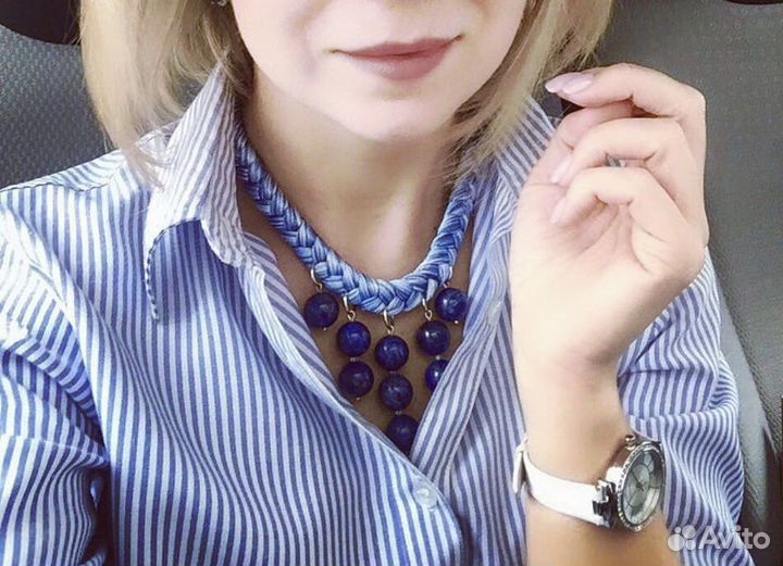 Украшение колье-коса